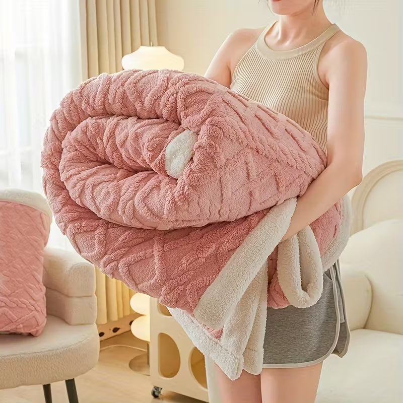 Cozy Haven Double Layer Fleece Blanket™
