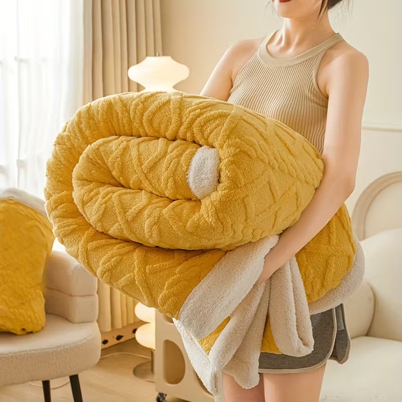 Cozy Haven Double Layer Fleece Blanket™