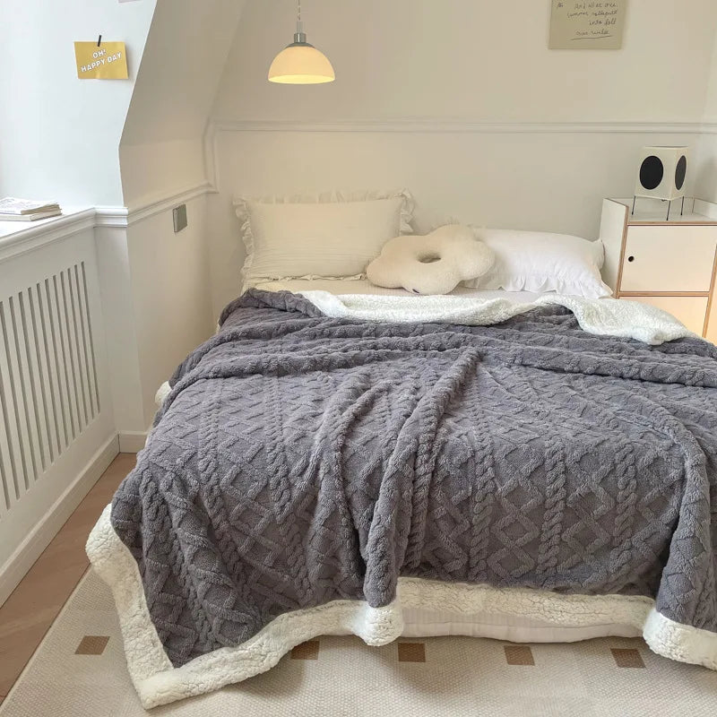 Cozy Haven Double Layer Fleece Blanket™